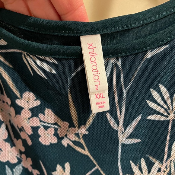 TARGET Floral Ruffle Mesh Tank Maxi Dress-XXL - Picture 6 of 8